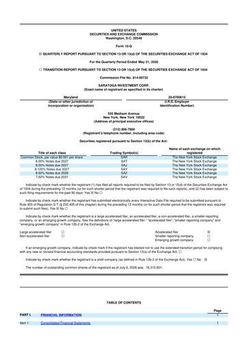 Thumbnail Saratoga Investment 10-Q Quarterly Report FY2026 
