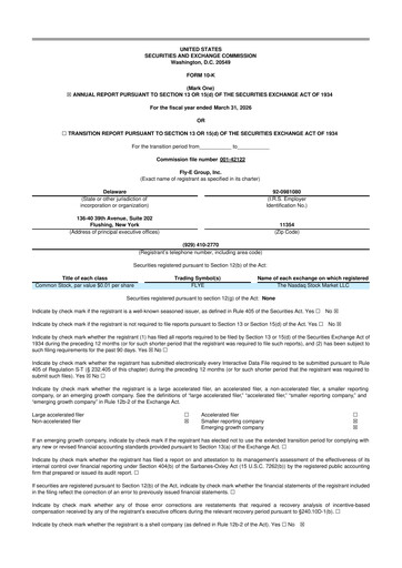 Thumbnail Fly-E Group 10-K Annual Report 2026