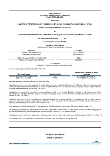 Thumbnail PhenixFIN 10-Q Quarterly Report FY2026 