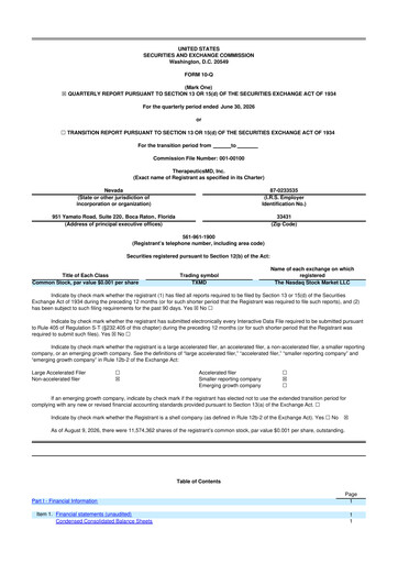 Thumbnail TherapeuticsMD 10-Q Quarterly Report FY2026 
