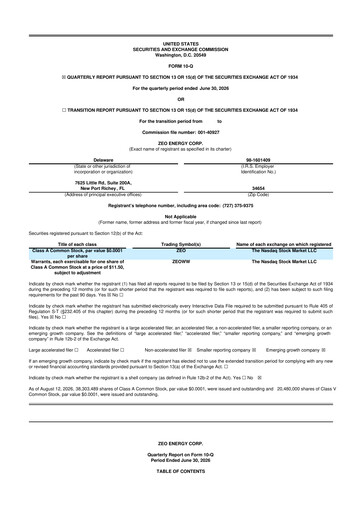 Vorschaubild Zeo Energy 10-Q Quartalsbericht 2026 
