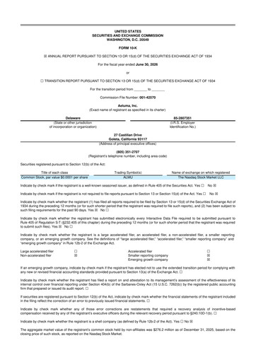Thumbnail Aeluma 10-K Annual Report 2026