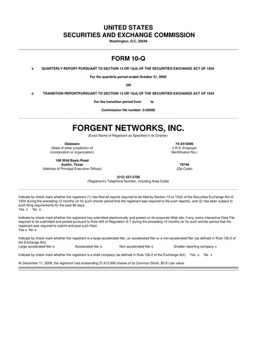 Thumbnail Asure Software
 10-Q Quarterly Report FY 