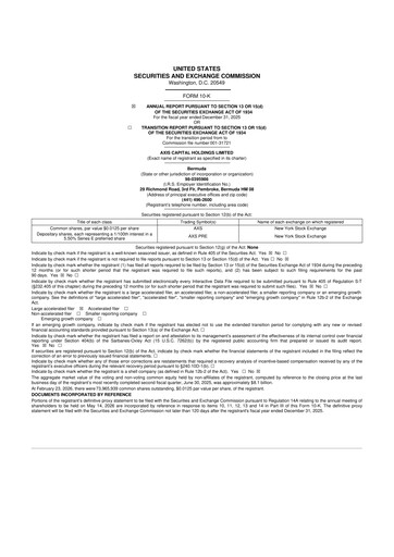 Thumbnail AXIS Capital
 10-K Annual Report 2025