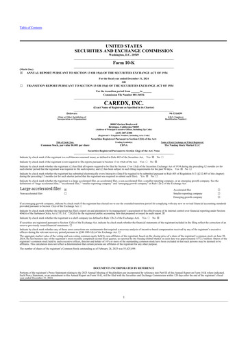 Vorschaubild CareDx 10-K Jahresbericht 2024