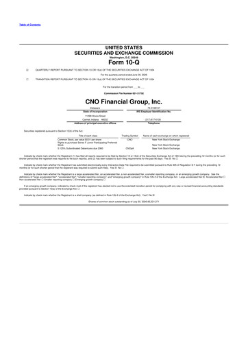 Thumbnail CNO Financial Group
 10-Q Quarterly Report FY2026 