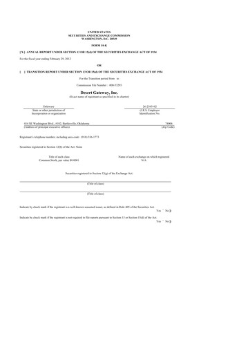 Thumbnail Travere Therapeutics 10-K Annual Report 2012