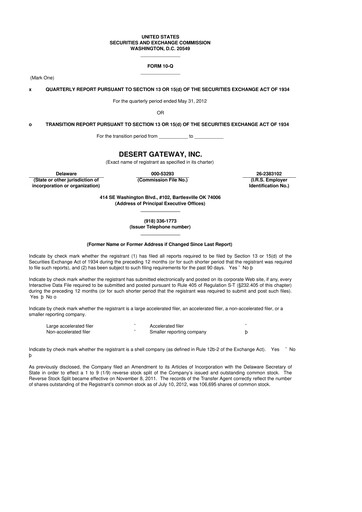 Vorschaubild Travere Therapeutics 10-Q Quartalsbericht 2013 