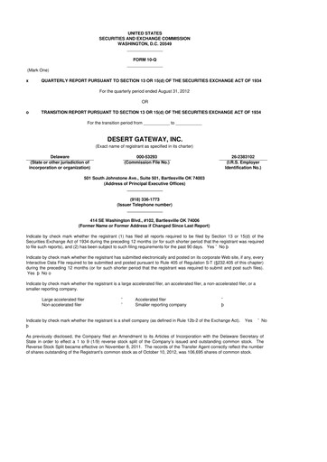 Vorschaubild Travere Therapeutics 10-Q Quartalsbericht 2013 