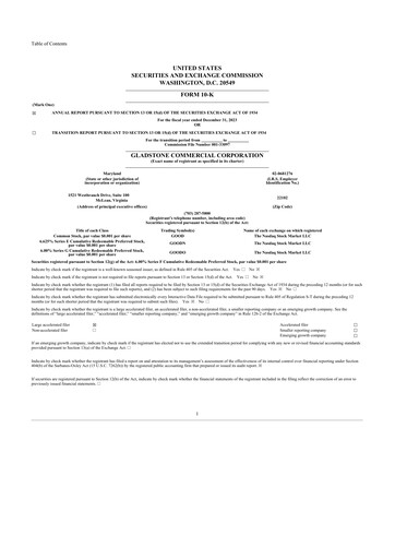 Thumbnail Gladstone Commercial 10-K Annual Report 2023