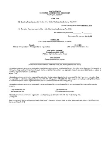 Thumbnail CleanSpark 10-Q Quarterly Report FY2015 