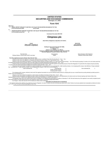 Thumbnail Cimpress 10-K Annual Report 2022