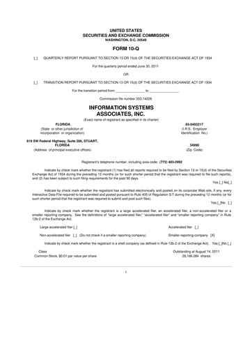 Thumbnail Duos Technologies Group 10-Q Quarterly Report FY2011 