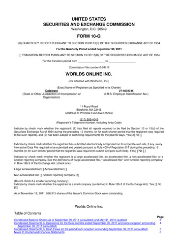 Thumbnail MariMed 10-Q Quarterly Report FY2011 