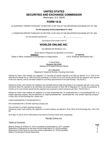 Thumbnail MariMed 10-Q Quarterly Report FY2012 