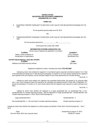 Thumbnail Duos Technologies Group 10-Q Quarterly Report FY2012 