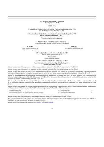 Thumbnail Duos Technologies Group 10-K Annual Report 2014