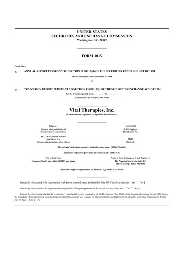 Thumbnail Immunic 10-K Annual Report 2018
