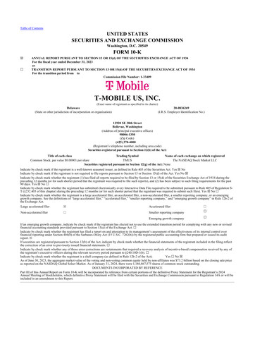 Thumbnail T-Mobile US 10-K Annual Report 2023