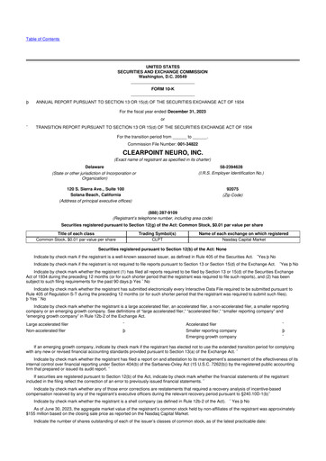 Miniature ClearPoint Neuro 10-K Rapport annuel 2023