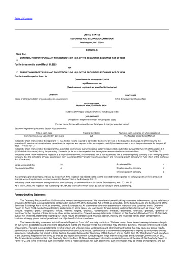 Thumbnail LegalZoom 10-Q Quarterly Report FY2025 