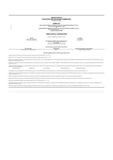 Thumbnail Ares Capital
 10-K Annual Report 2025