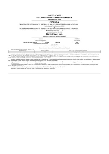 Thumbnail MaxLinear 10-Q Quarterly Report FY2026 