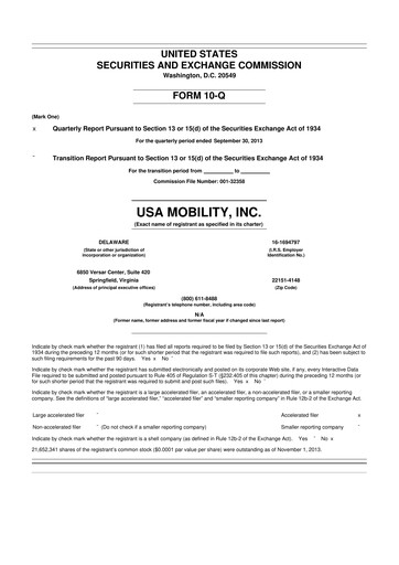 Thumbnail Spok Holdings
 10-Q Quarterly Report FY 