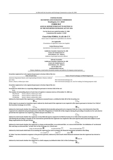 Thumbnail Coca-Cola FEMSA 20-F Annual Report 