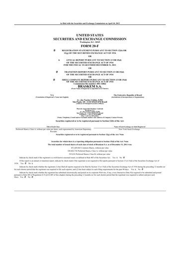 Thumbnail Braskem 20-F Annual Report 