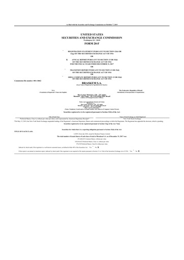 Thumbnail Braskem 20-F Annual Report 2017