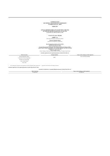 Thumbnail Ambev 20-F Annual Report 2019