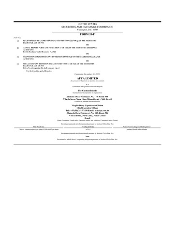 Thumbnail Afya
 20-F Annual Report 2021