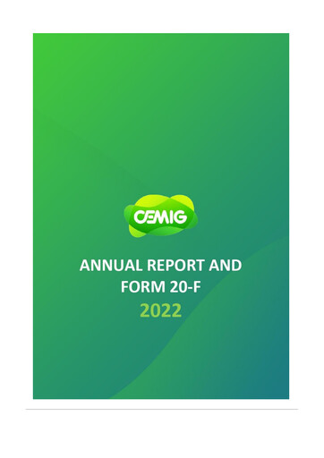 Thumbnail Cemig 20-F Annual Report 2022