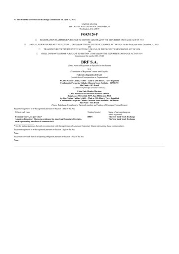 Thumbnail BRF 20-F Annual Report 2023