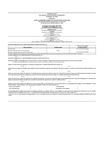 Thumbnail Pampa Energía
 20-F Annual Report 2023