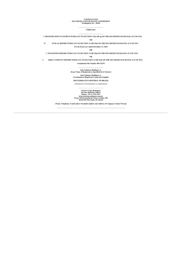 Thumbnail Itaú Unibanco
 20-F Annual Report 2024