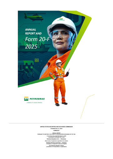 Thumbnail Petrobras 20-F Annual Report 