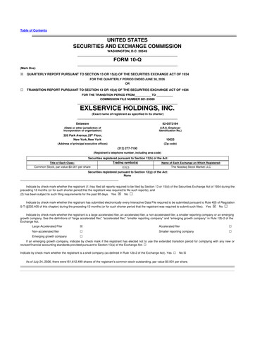 Thumbnail EXL Service
 10-Q Quarterly Report FY2026 