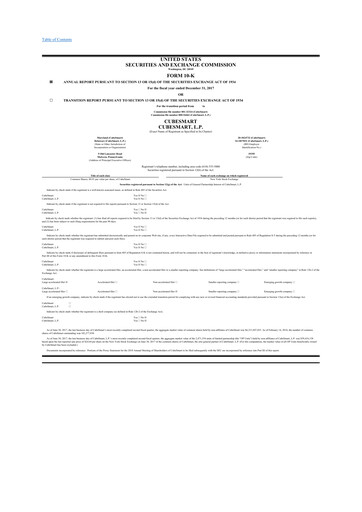 Thumbnail CubeSmart
 10-K Annual Report 2017