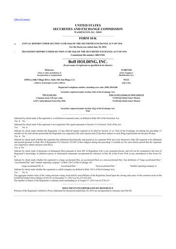 Thumbnail Axos Financial
 10-K Annual Report 2016