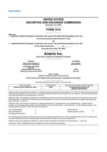 Thumbnail Anterix 10-Q Quarterly Report FY2023 