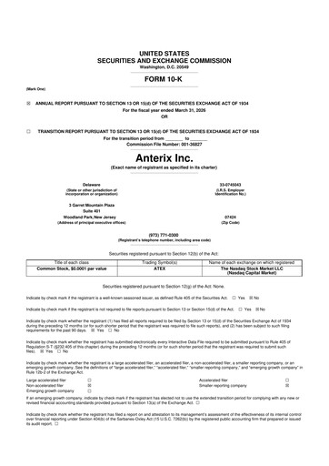Thumbnail Anterix 10-K Annual Report 2026