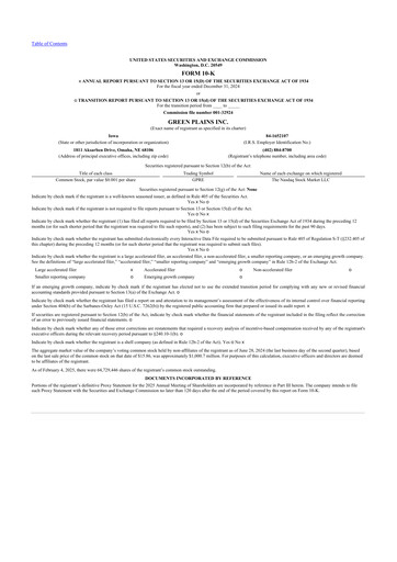 Thumbnail Green Plains 10-K Annual Report 2024