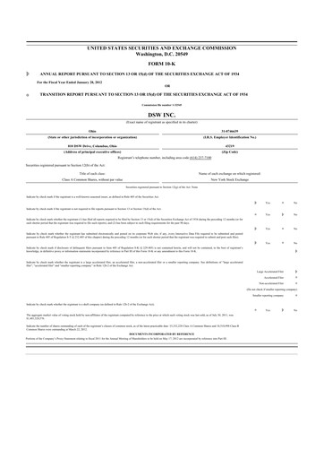 Vorschaubild Designer Brands
 10-K Jahresbericht 2011