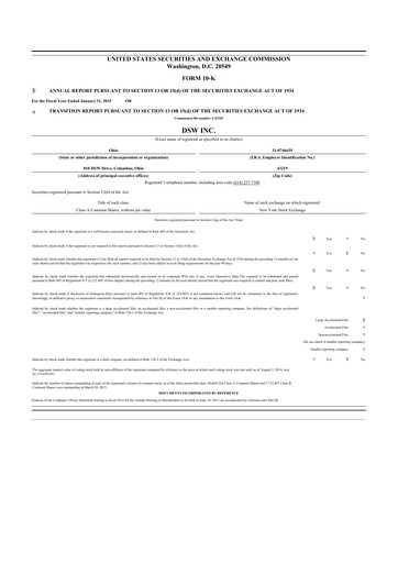 Vorschaubild Designer Brands
 10-K Jahresbericht 2014