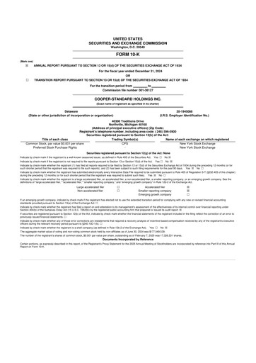 Thumbnail Cooper Standard 10-K Annual Report 2024