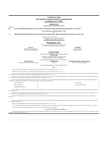 Thumbnail Penumbra 10-K Annual Report 2023