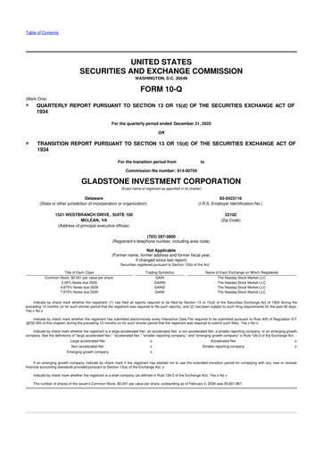 Thumbnail Gladstone Investment 10-Q Quarterly Report FY2026 