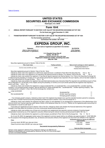 Thumbnail Expedia Group 10-K Annual Report 2025